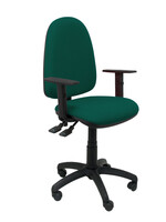 Silla Tribaldos con brazos regulables verde