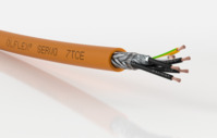 TPE Servoleitung ÖLFLEX SERVO 7TCE 4 G 4,0 mm², AWG 12, geschirmt, orange, 70073