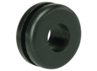Durchführungstülle, Kabel-Ø 4 bis 5 mm, PVC, schwarz