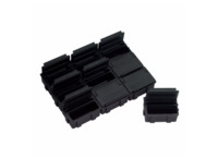 SMD-Box, schwarz, (L x B x T) 37 x 12 x 15 mm, 9-322-VE10