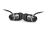 Earphones ICE Collection With Clear Crystals Black