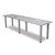 Rocada mesa modular rectangular color gris 140x70cm