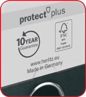 Ordner maX.file protect plus A4 8cm hellgrün, PP-Kunststoffb./PP-Kunststoffb.