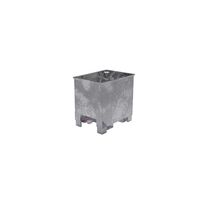 CS metal swarf collection container for tugger trains