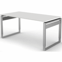 Schreibtisch StageOne Form 5 BxT 160x80cm weiß