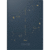 Taschenkalender 731 10x14cm Grafik-Einband Universe dunkelblau 2025