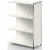Anbau-Sideboard / Raumteiler Artline BXHxT 780x1150x380mm 2 Böden weiß