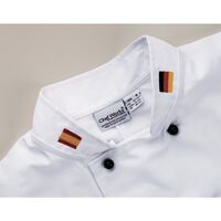 Nisbets Embroidery - Two Matching National Flags on Jacket Collar - Italy