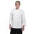 Chef Works Unisex Le Mans Chefs Jacket in White - Polycotton - Long Sleeve - XL