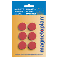 Magnet Discofix Hobby, auf Blisterkarte, Farbe rot