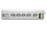 APC Essential SurgeArrest 5 outlets with 5V, 2.4A 2 port USB charger 230V Germany Bild 1