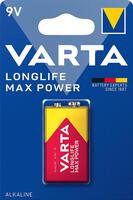 Batterie MAX TECH 9V-Block Blister a 1 Stück VARTA