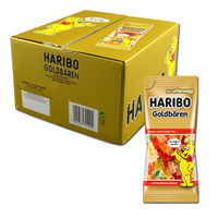 Haribo Goldbären Taschenpackung Fruchtgummi 12 Beutel je 75g
