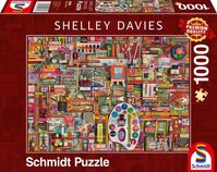 Schmidt Vintage artistas materials 1000db-os puzzle(59698)