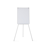 Bi-Office Basic Tripod Easel, Grey Plastic frame, Magnetic, 70 x 100 cm Frontal