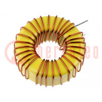 Inductor: wire; THT; 100uH; 10A; 44mΩ