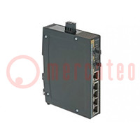 Switch PoE Ethernet; ingérable; Nombre de ports: 5; 9÷60VDC; IP30