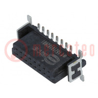 Connector: PCB to PCB; female; PIN: 16; 1.27mm; har-flex®; 2.3A; SMT