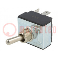 Switch: toggle; Pos: 2; 3PST-NO; ON-OFF; 10A/250VAC; -25÷70°C; 50mΩ