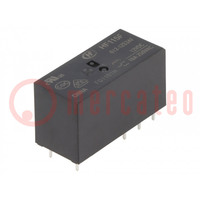 Relay: electromagnetic; SPDT; Ucoil: 12VDC; 16A; 16A/250VAC; PCB