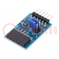 Pmod module; prototype board; Comp: HDC1080; Add-on connectors: 1