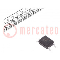 Photocoupleur; SMD; Ch: 1; OUT: transistors; Uisol: 3,75kV; Uce: 80V