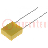 Capacitor: polyester; 10nF; 630VDC; 7.5mm; ±10%; 11x5x10mm; THT