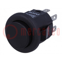 Switch: push-button; Pos: 2; DPDT; 3A/250VAC; 3A/30VDC; ON-(ON)