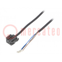 Cable de conexión; 2m; 0,2mm2; de fibra óptica; Sal: cable x4