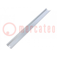 Rail DIN; acier; W: 35mm; L: 340mm; ALN163609; Placage: zinc