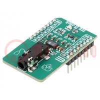 Click board; basetta prototipo; Comp: MAX86150; cardio-sensore