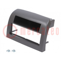 Radio frame; Lancia; 1 DIN; anthracite