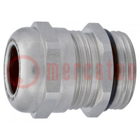 Cable gland; with earthing; M40; 1.5; IP68; stainless steel