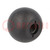 Ball knob; Ø: 25mm; Int.thread: M8; 12mm