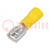 Terminal: flat; 6.3mm; 0.8mm; female; 4÷6mm2; crimped; for cable