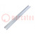 DIN rail; steel; W: 35mm; L: 340mm; ALN163609; Plating: zinc