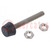 Clamping bolt; Thread: M6; stainless steel; L: 55mm; Ø: 13mm