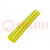 Rurka termokurczliwa; bez kleju; 2: 1; 25,4mm; L: 1m; żółto-zielony