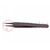 Tweezers; Blade tip shape: sharp; Tweezers len: 110mm; ESD