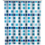 Cortina de ducha Mosaico - 180x200 cm