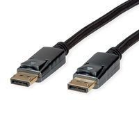 ROLINE Câble DisplayPort v1.4, DP M - DP M, noir/argent, 2 m