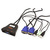 ROLINE KVM-Switch 'Star' 2 PCs, VGA, USB, Audio