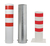 Modellbeispiele: Rammschutzpoller -Bollard- Ø 273 mm, feststehend (v.l. Art. 40271b, 40271, 40273b)