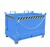Klappbodenbehälter FB 500 lackiert RAL5012 Lichtblau Stapler Anbaugerät
