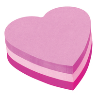 Post-it Notes Heart Rbow 2007H Pk1