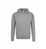 Hakro Kapuzen-Sweatshirt Bio-Baumwolle #560 Gr. 6XL grau meliert