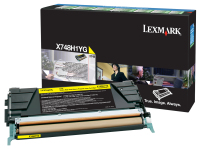 Lexmark X748 Rückgabe Tonerkassette Gelb (ca. 10.000 Seiten)