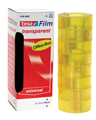 Tesafilm transparante tape, ft 19 mm x 33 m, 8 rolletjes