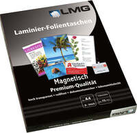 Laminierfolien A4 (216 x 303 mm), 2 x 75 mic, glänzend, Magnetic Pouches (3 Stück)
