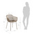 Quinn tuinstoel beige